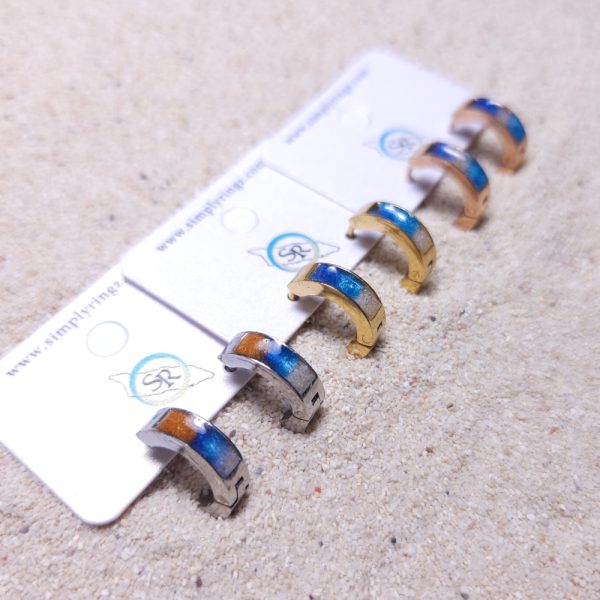 Huggie stud earrings (small)