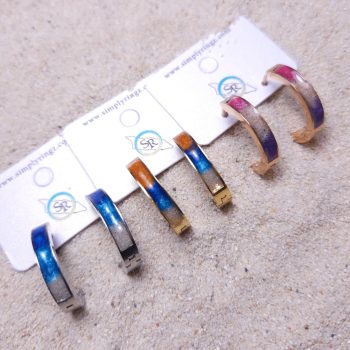 Huggie stud earrings (big)