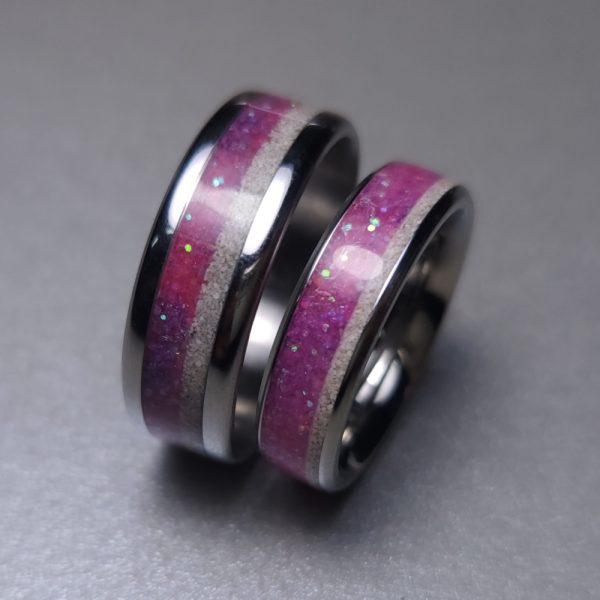 Stainless steel Beach Paradise Inlay