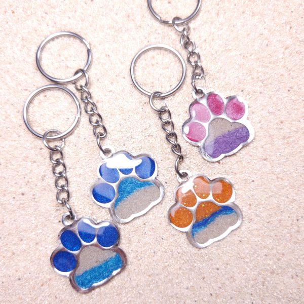 Stainless Steel Paw Key Chains/Tags